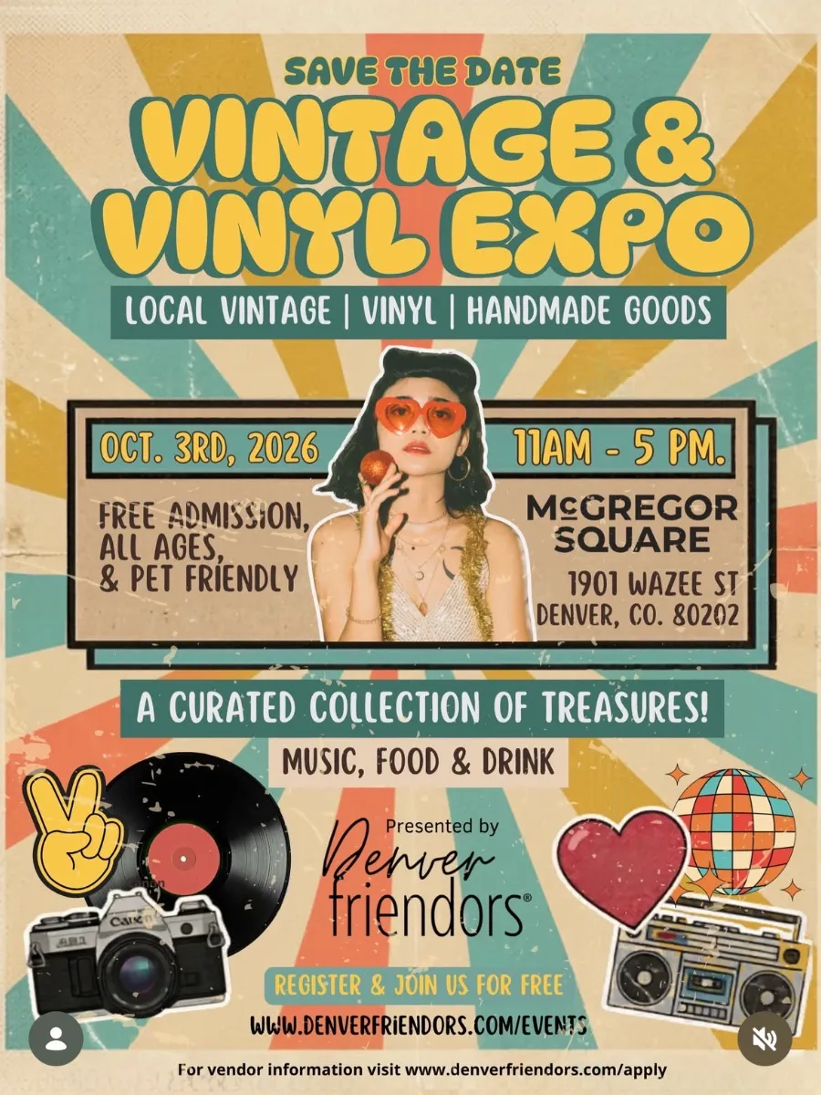 Denver Vintage and Vinyl event from Rachel Style