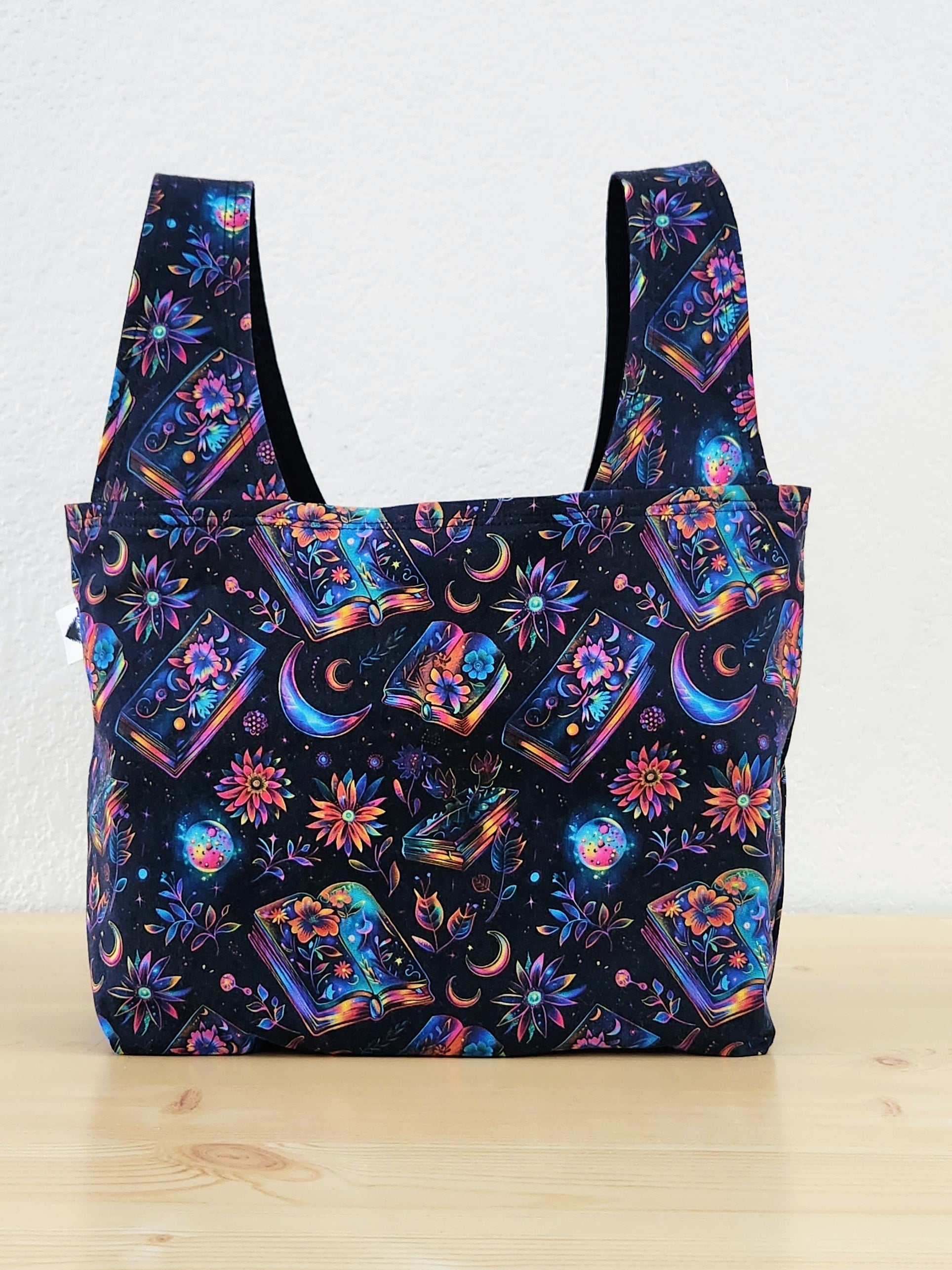 New Neon Books reusable bags! from Purple Pine Bag Co.