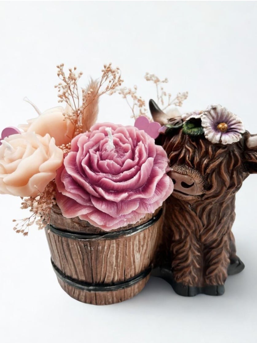 Candle Bouquet – Eucalyptus Scent from Val Viola Candles