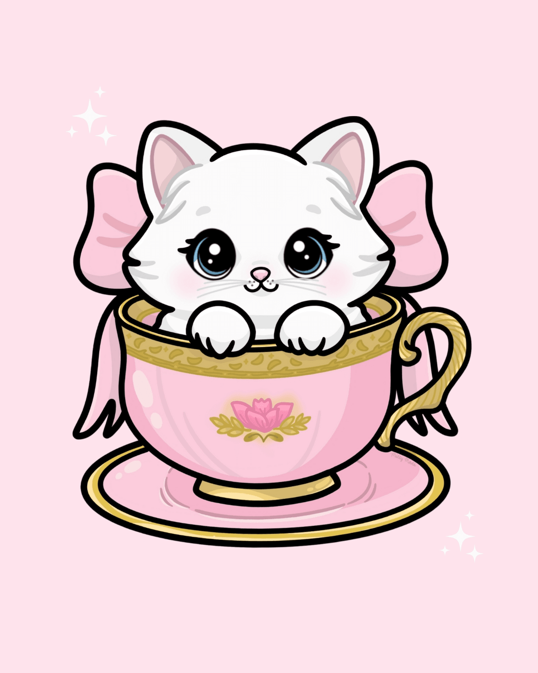 Crochet and Clay Cat logo