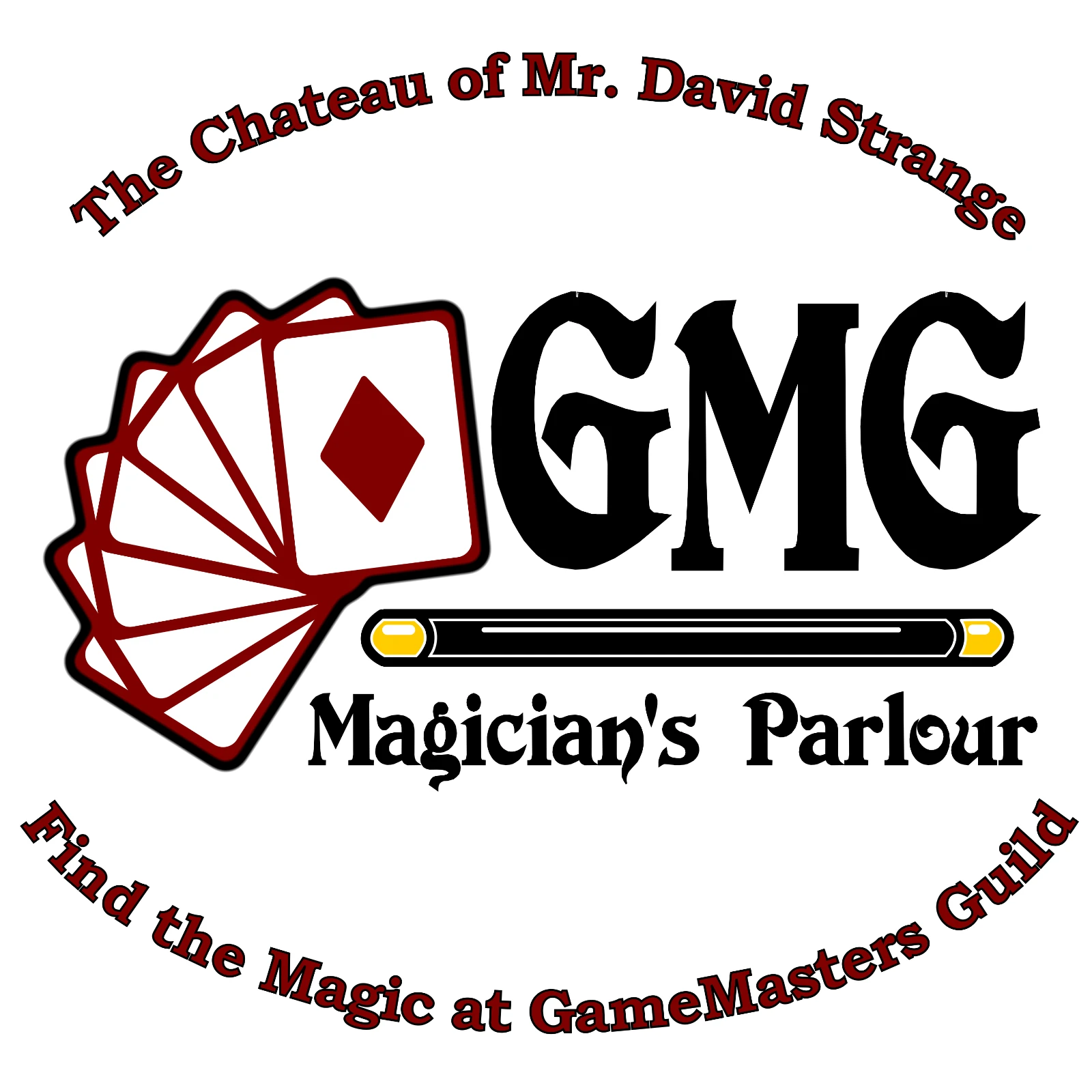 The Chateau of Mr. David Strange - A Magician's Parlour at GameMasters Guild logo