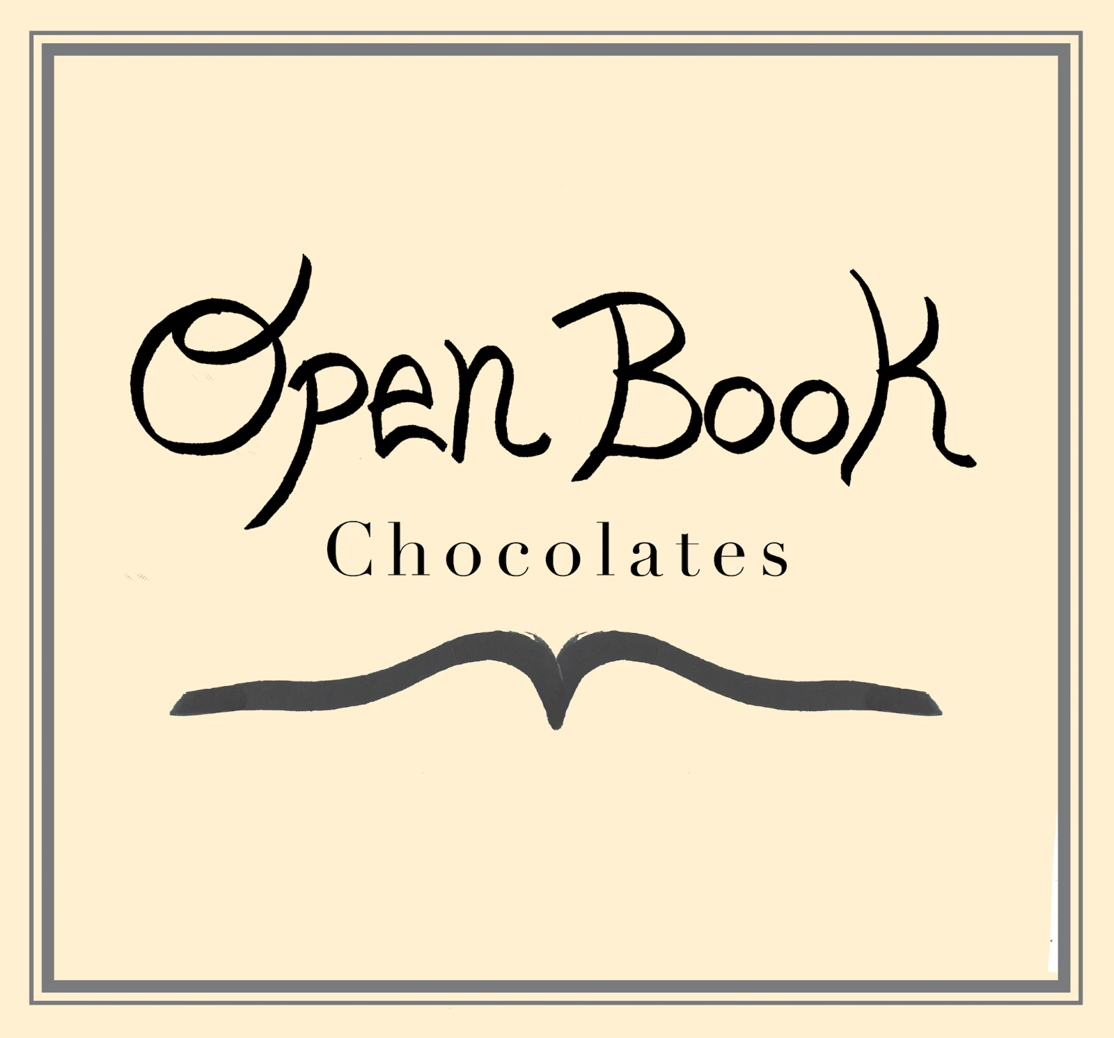 Open Book Chocolates logo